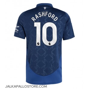 Manchester United Marcus Rashford #10 Vieraspaita 2024-25 Lyhythihainen